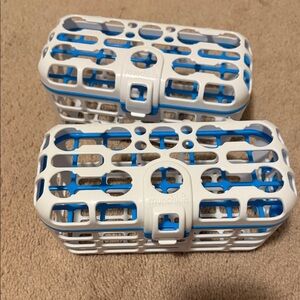 Munchkin Blue and White Dishwasher Baskets